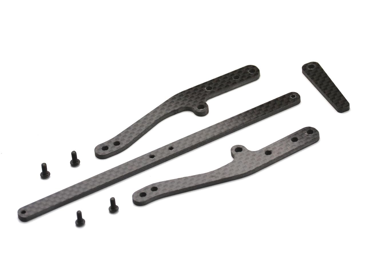 Exotek Racing 2134 F1 Ultra Carbon Brace Set, Chassis and Wing