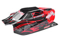 Corally 00180-857-R Polycarbonate Body, Asuga XLR, Painted Red, Cut