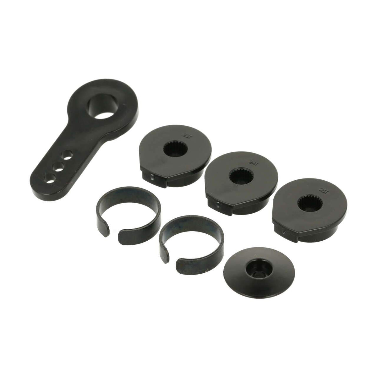 CEN Racing CQ0417 Servo Saver Set w/ 25T,24T,23T Horns, Cap and Spring