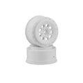 J-Concepts 3420W 9-shot 12mm Hex 3mm Offset Wheel, White 2pc