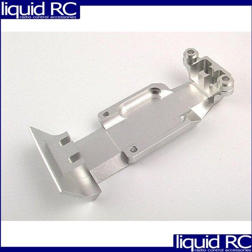 Hot Racing RVO331R08 Silver Aluminum Rear Skid Plate