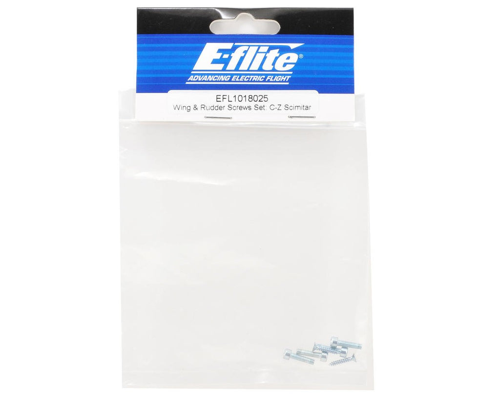 E-Flite EFL1018025 Wing & Rudder Screw Set: Carbon-Z Scimitar
