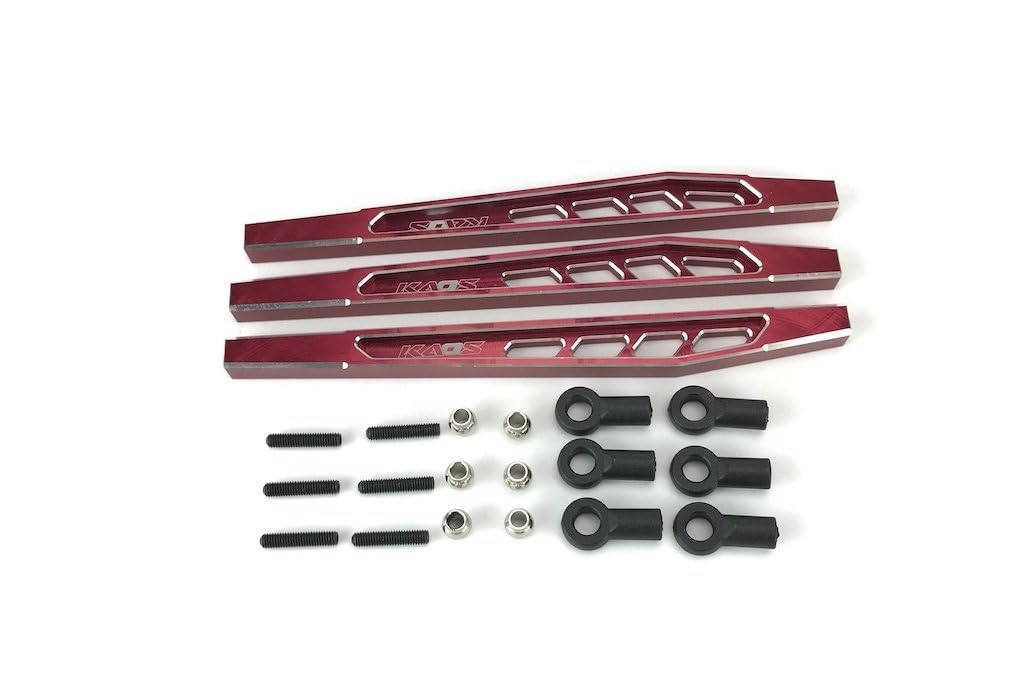 CEN Racing CKD0370 Rear Upper & Lower Suspension Links (117mm, CNC Aluminum, Re