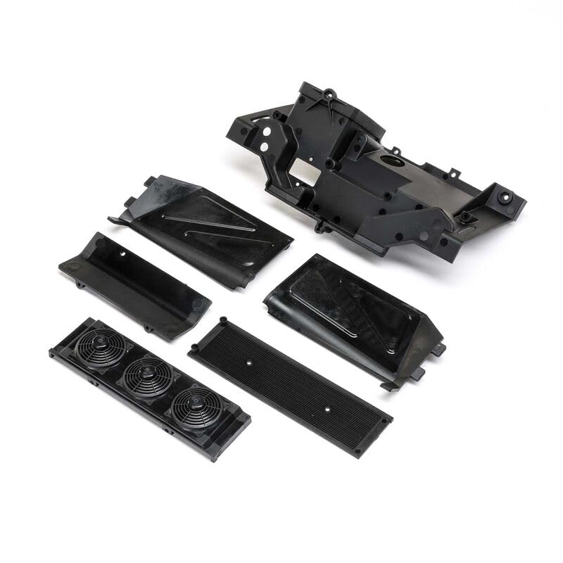 Losi LOS231109 Rear Bulkhead, Fan Panel & Mud Guard: Baja Rey 2.0