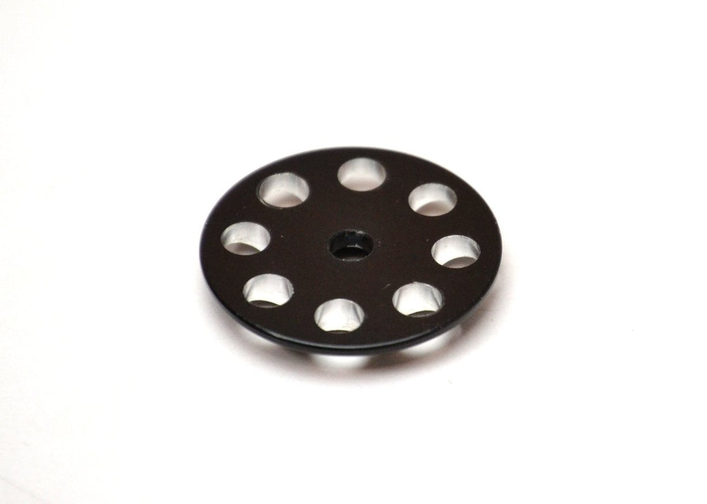 Exotek Racing 1665BLK 1/8 Black XL Wing Buttons 22mm (2)