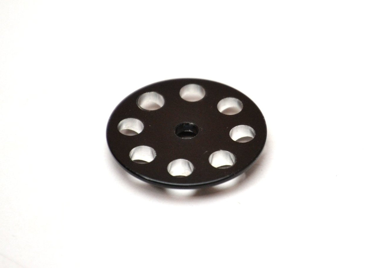 Exotek Racing 1665BLK 1/8 Black XL Wing Buttons 22mm (2)