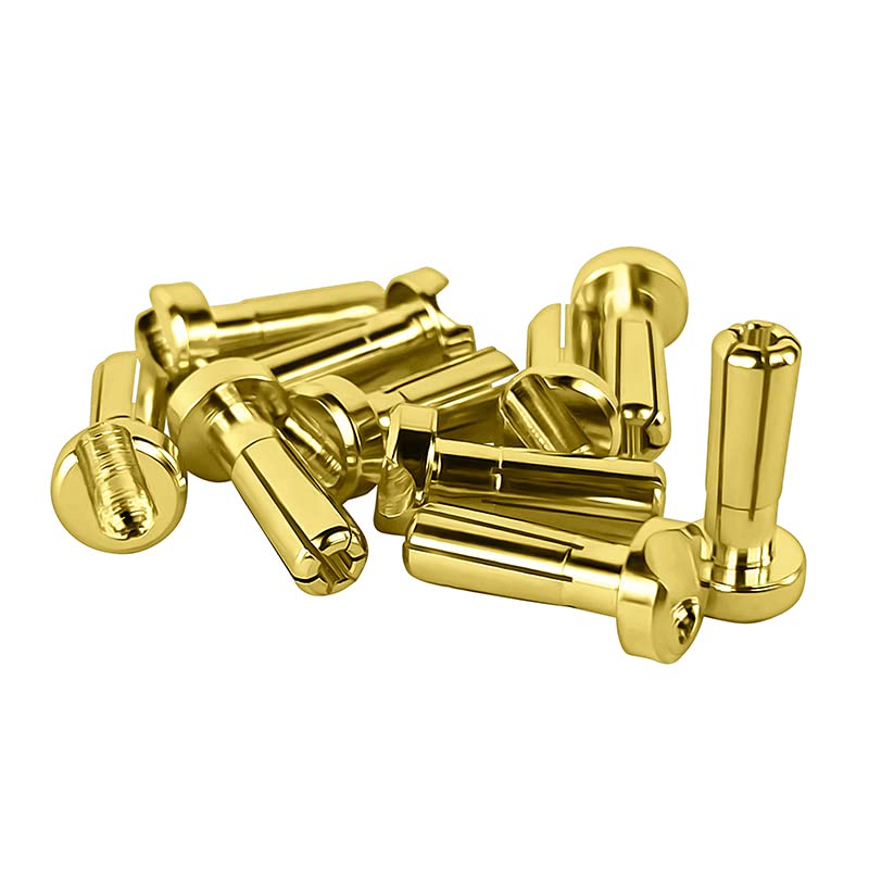 1UP Racing 190405 Low Pro Bullet Plugs 5mm (10 Pack)