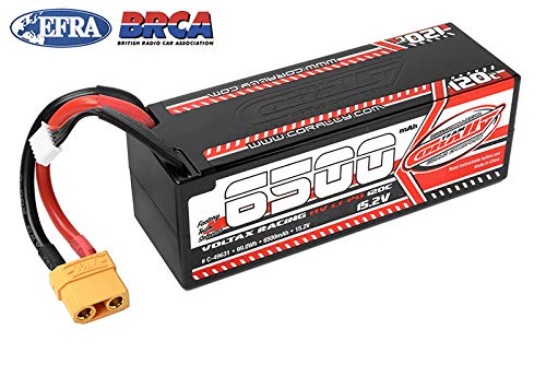 Corally 49631 6500mAh 15.2v 4S 120C Voltax Hardcase Lipo Battery with