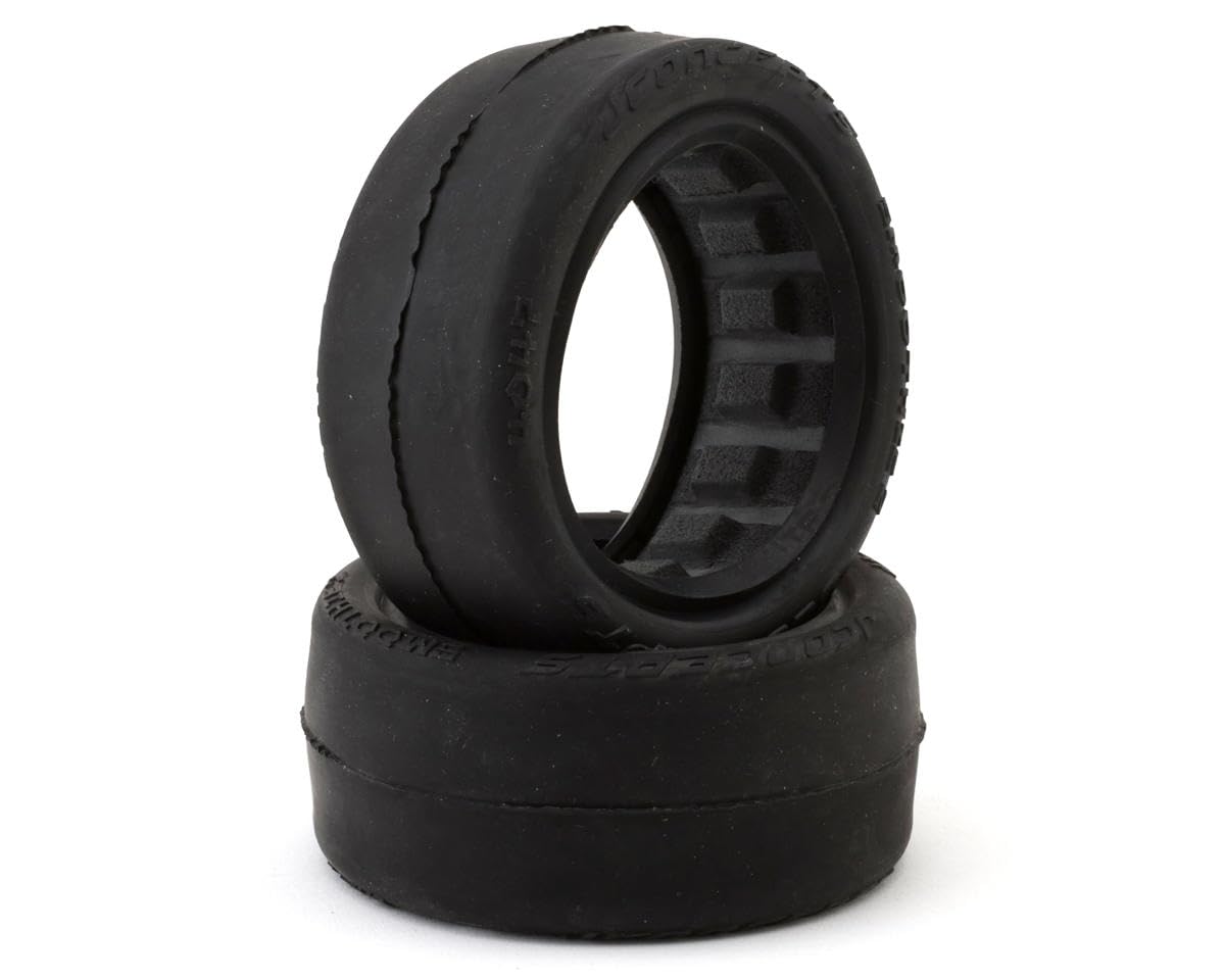 J Concepts 404706 Smoothie 2, 2wd Front, Thick Sidewall - Silver Compound