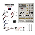 MyTrickRC EM2 Police Deluxe Light Bar Kit- Police Basic + Police