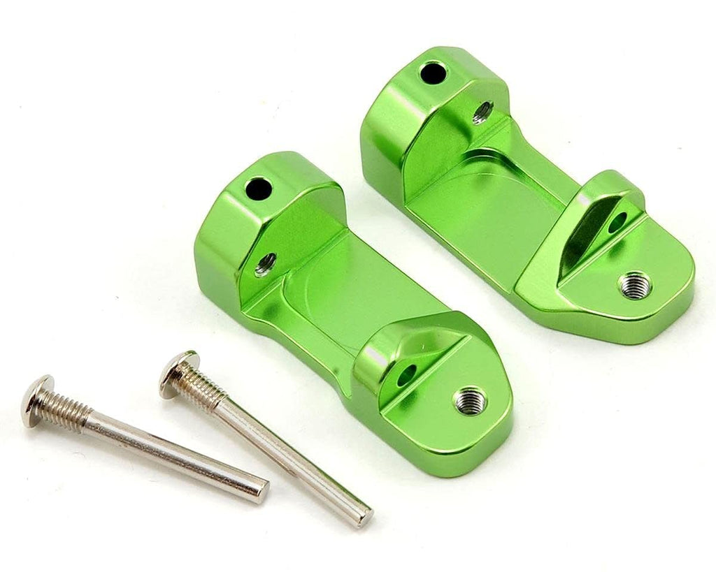Traxxas 3632G Green Aluminum Caster Blocks: 1/10 Slash 2wd & Grave-Digger