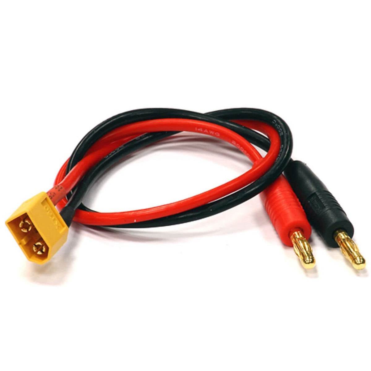 Integy C24411 XT60 Male-to-Banana Male Conn Adapter 300mm Harn