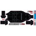 Associated 91999 RC10B6.4 FT Chassis Protective Sheet, +3mm, Printed