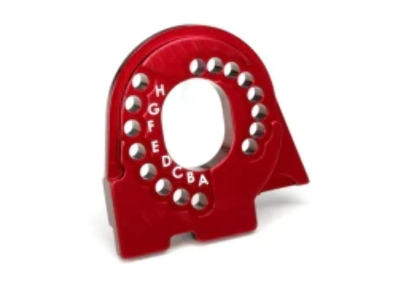 Traxxas 8290R Motor Mount Plate, 6061-T6 Aluminum (Red-Anodized): TRX-4