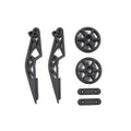 CEN Racing CKR0502 Reeper Wheelie Bar Plastic Parts(Bracket 2pcs,Wheel 2pcs)