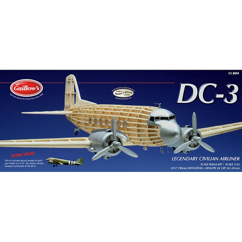 Guillow 804 Douglas DC3 Model Kit