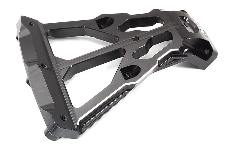 Integy C32943BLACK Billet Machined Front Bumper Support Brace for Arrma 1/7 Limitless All-Road