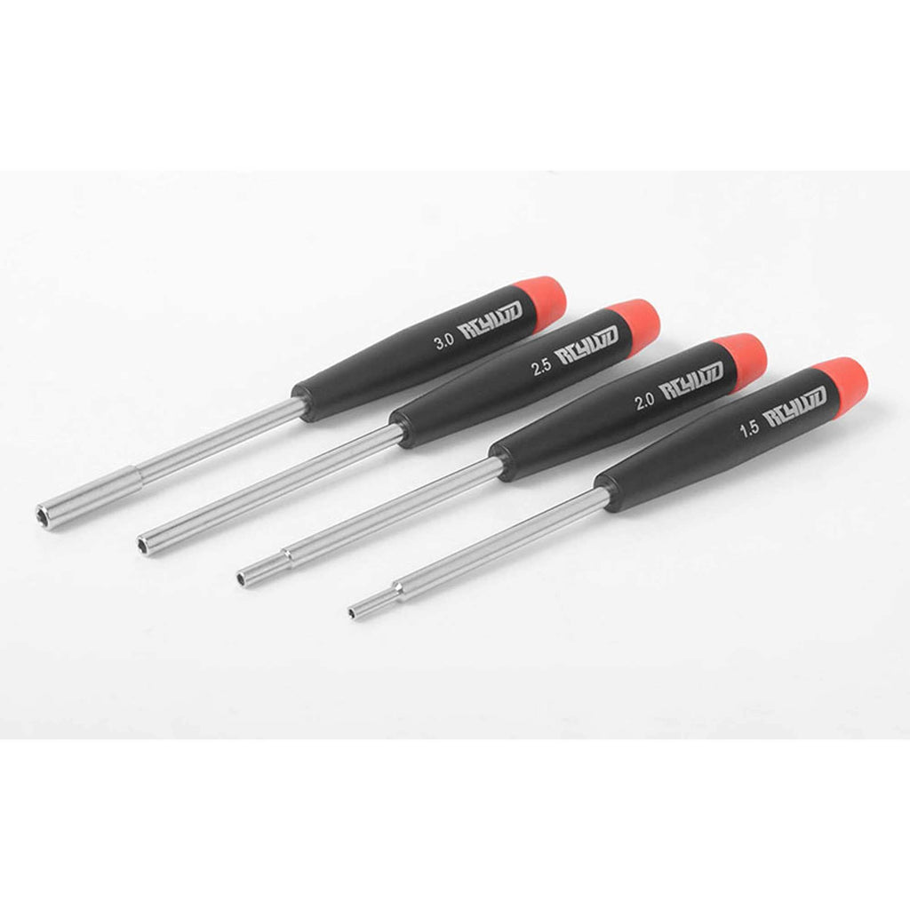 RC4WD ZF0030 4pc Precision Metric Hex/Nut Driver Set