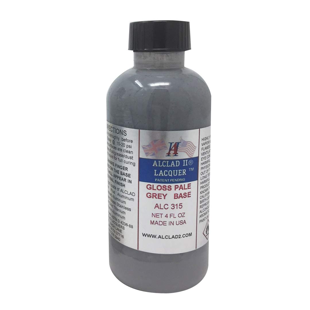 Alclad II Lacquers 315 Gloss Pale Grey Base 4oz