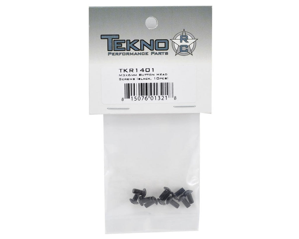 Tekno 1401 M3x6mm Button Head Screws-10pcs