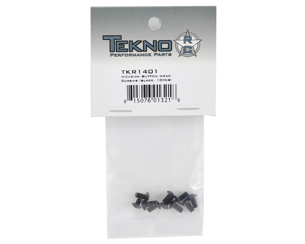 Tekno 1401 M3x6mm Button Head Screws-10pcs