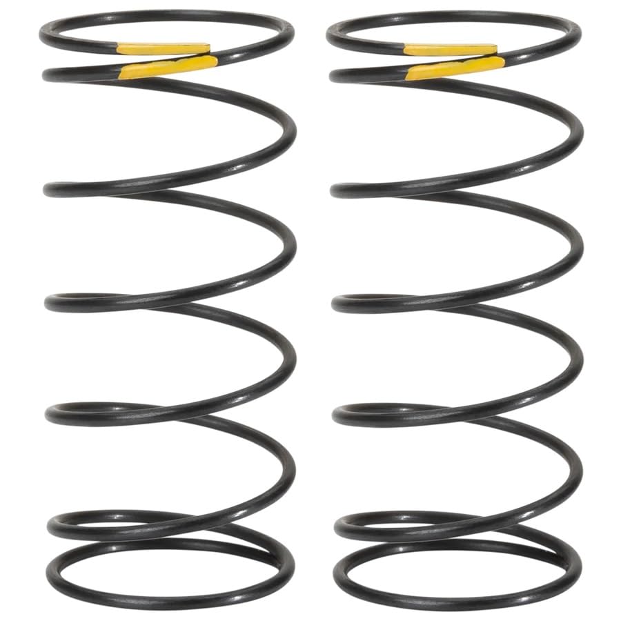 1UP Racing 1UP10514 X-Gear 13mm Buggy Front Springs - Hard 6.75T Yellow