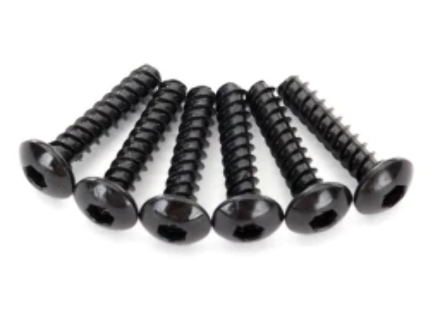 Traxxas 8299 Screws, 2.6x12mm Button-Head, Self-Tapping (Hex Drive) (6)