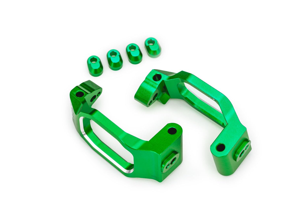Traxxas 10232-GRN Aluminum Caster Blocks (L&R), Green: Maxx & Maxx Slash