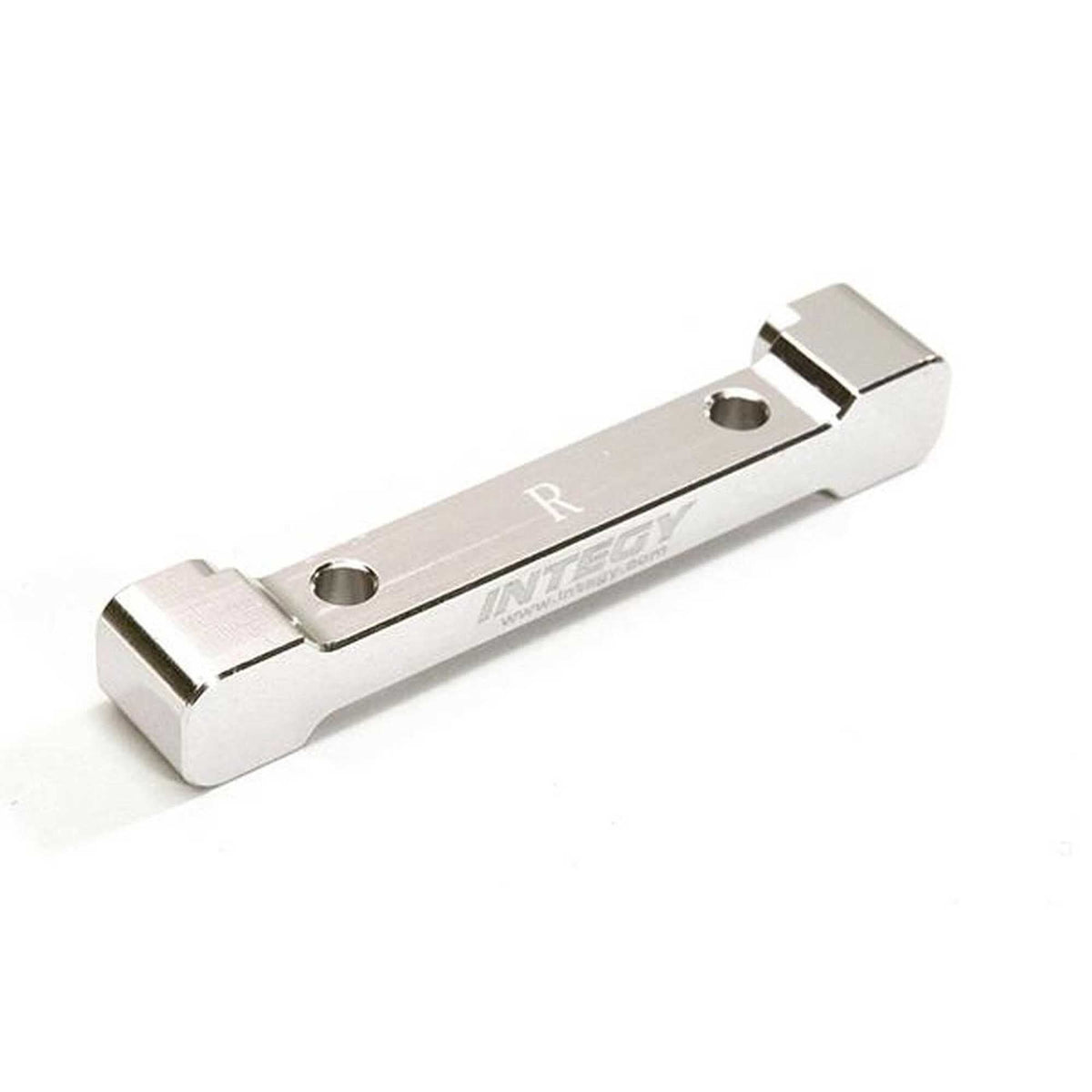 Integy C28339SILVER Alloy Rear Arm Mount -TRA 1/10 4-Tec 2.0