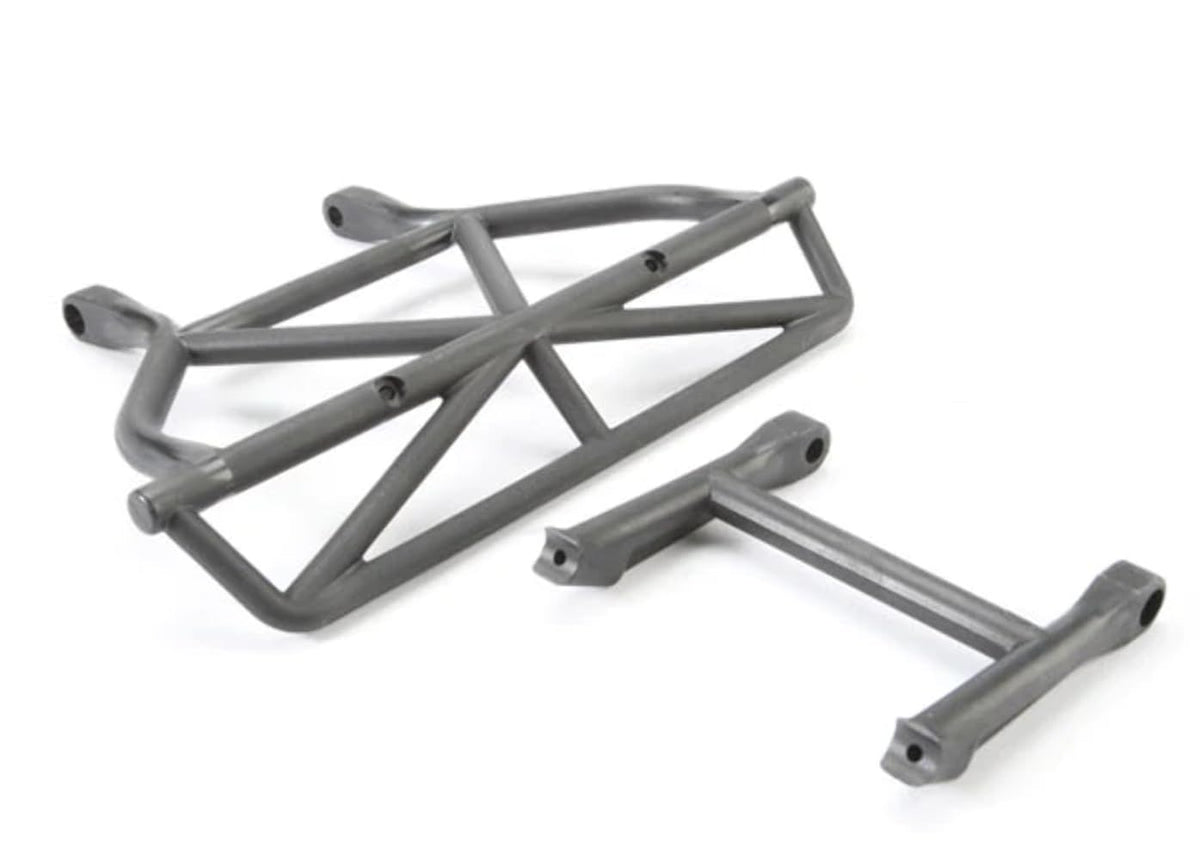 Traxxas 5836 Rear Bumper & Mount, Black: 1/10 Slash 2wd