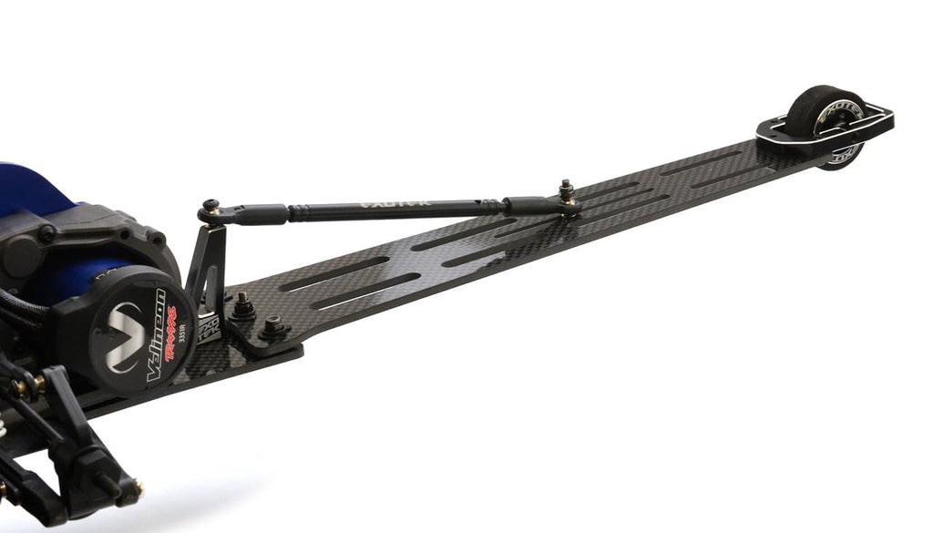 Exotek Racing 2135 Drag Slash Pro Wheelie Bar Set, 3mm CF with Single Wheel Style