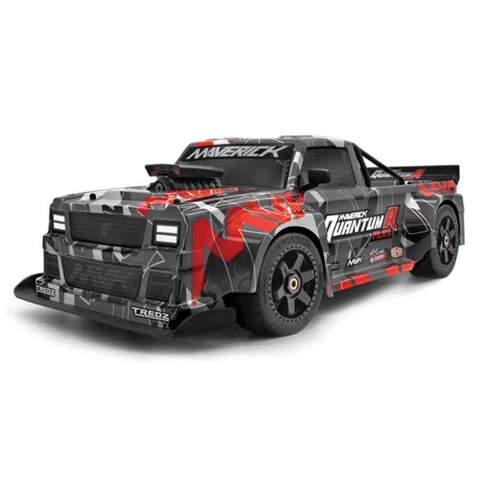 Maverick 150313 QuantumR Flux 4S 1/8 4WD RTR Race Truck - Grey / Red
