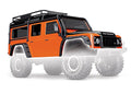Traxxas 8011A  Land Rover Defender Body, Adventure Orange: TRX-4