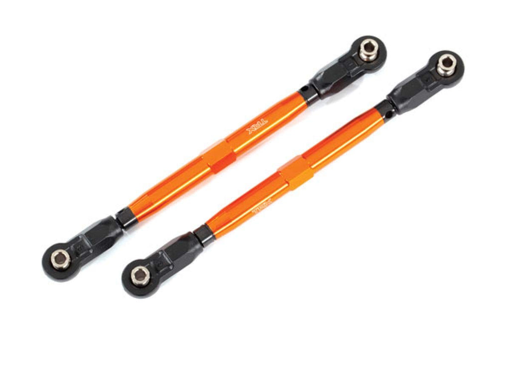 Traxxas 8997A Toe Links, Wide Maxx (Tubes, 6061-T6 Aluminum (Orange-Anodized))