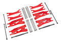 Traxxas 7895R Red Suspension Kit: X-Maxx WideMaxx