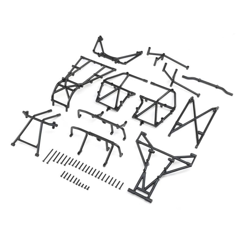 Team Losi LOS241054 Cage Set Complete Blck: LMT Meg