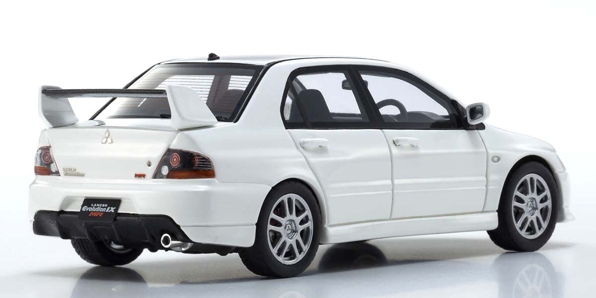 Kyosho KSR43111W 1/43 Scale Mitsubishi Lancer Evolution IX MR, White