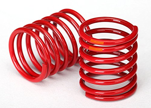 Traxxas 8365 Shock Springs, Red (3.325 Rate, Orange Stripe) (2)