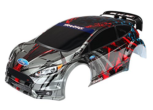 Traxxas 7416 Ford Fiesta ST Rally Body Painted Decals Applied