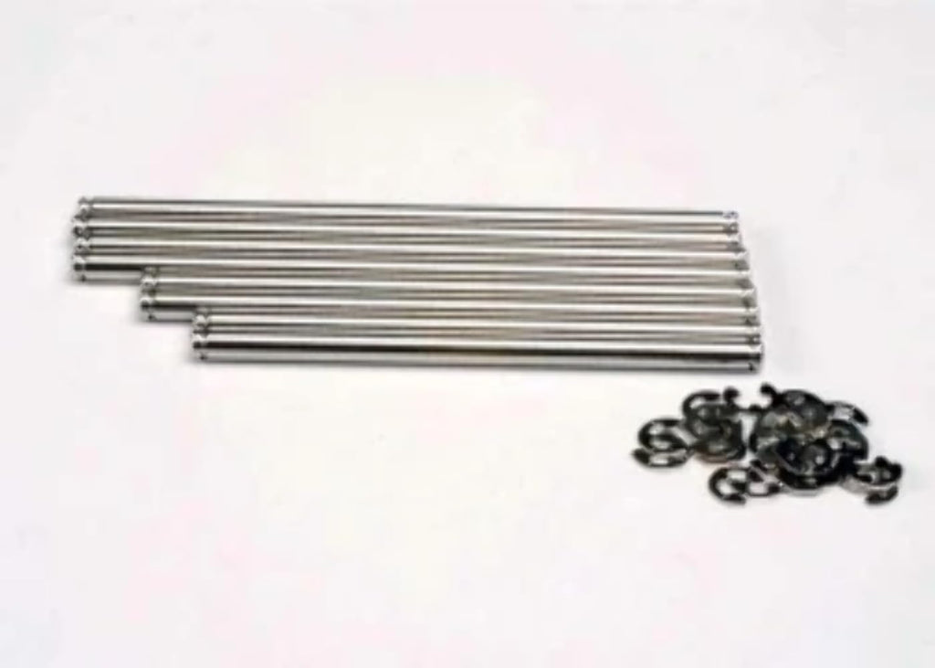 Traxxas 4939X Stainless Steel Suspension Pins T-Maxx 1.5 2.5 Aluminum Bulkhead