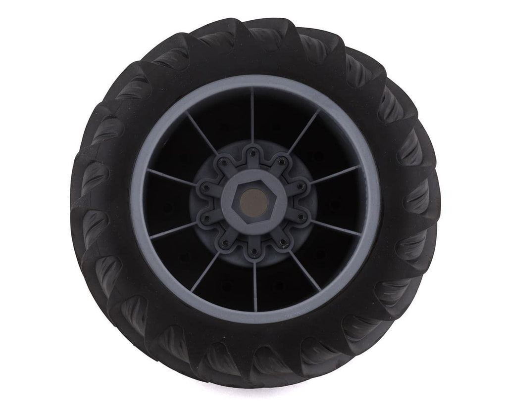 J-Concepts 30854099 Renegade Tires, Yellow Compound, Silver #3414S Wheels (2)
