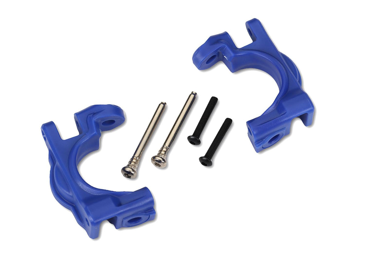Traxxas 9032X Caster Blocks (C-Hubs), Extreme Heavy Duty, Blue (Left & Right)