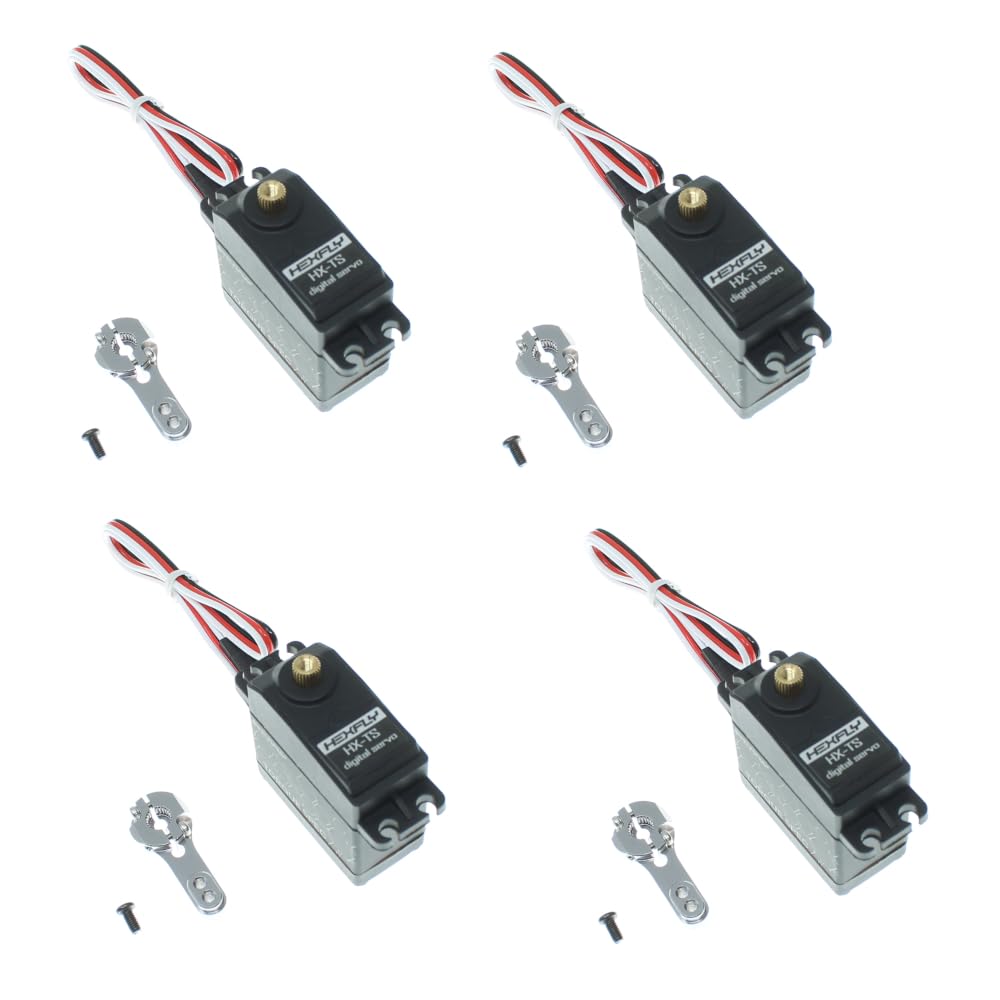 Redcat Racing 21283 Torque Spec Servo 4-Pack (Includes Metal Servo Horns)