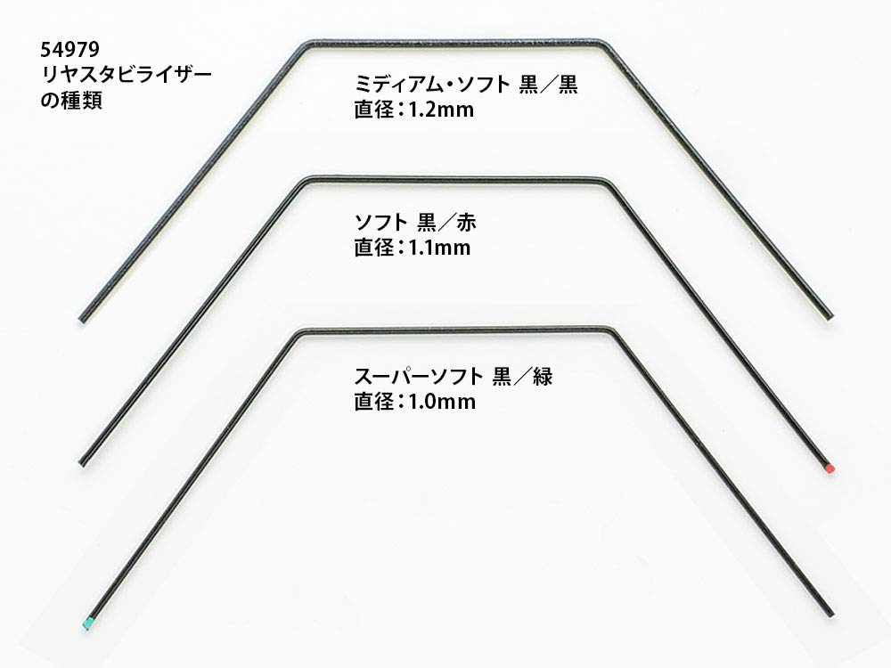 Tamiya 54979 Soft Stabilizer Set