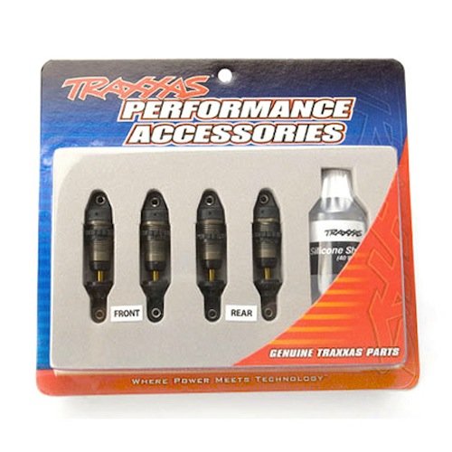Traxxas 7061X GTR Shocks (4) Hard-Anodized 1/16 E-Revo
