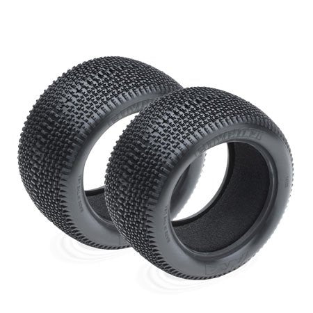 AKA 14102M City Block Medium (Blue) 1/8 Truggy Tires (2)