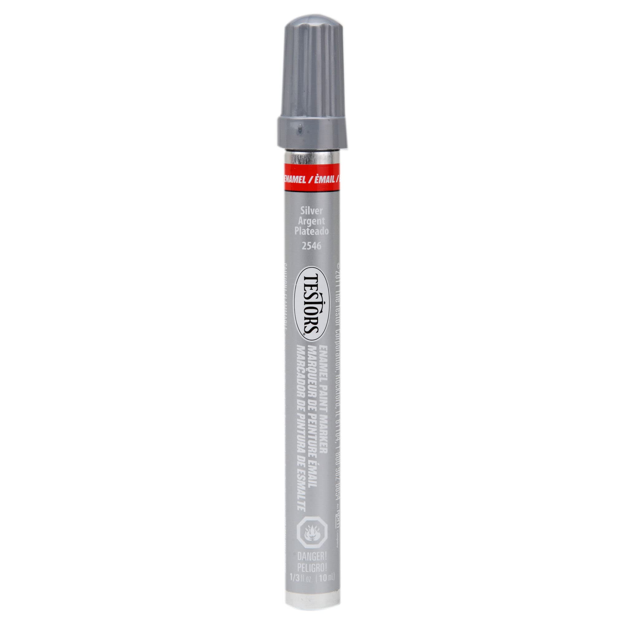Testors 2546 Bulk Enamel Paint Marker (1), Metallic Silver