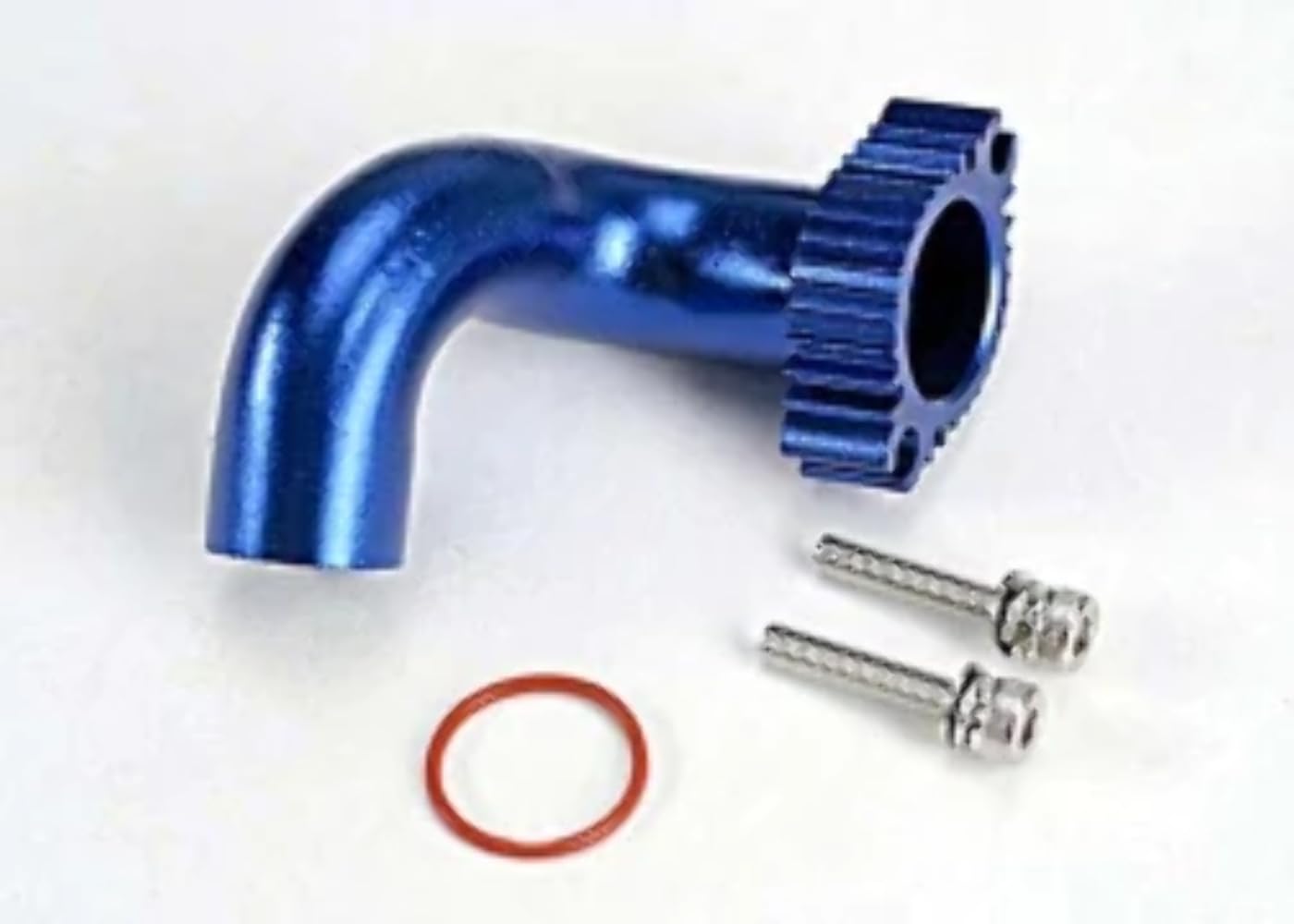 Traxxas 5287 Blue Aluminum Header/Manifold: Nitro Slash/Nitro Rustler