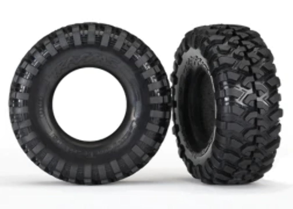 Traxxas 8270 Canyon Trail Tires (Set of 2) 1.9" I.D.+Foam Inserts: 1/10 TRX-4
