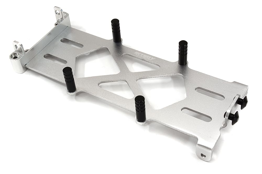 Integy C32542SILVER Alloy Machined Battery Tray for Losi LMT 4WD Monster Truck